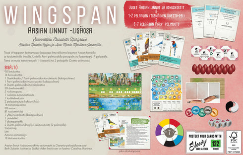 Wingspan - Aasian linnut lisäosa 2024 (suomi)